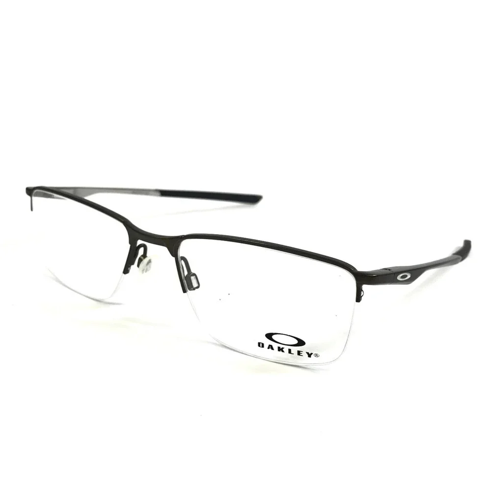 Oakley Eyeglasses Frames Socket 5.5 OX3218-0854 Satin Lead Half Rim 54-18-136